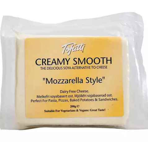 Bilde av Tofutti Soyaost Mozzarella.