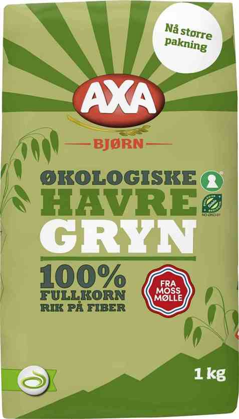 Bilde av Axa Bjørn havregryn økologisk.