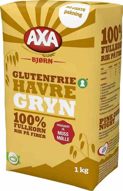 Bilde av Axa Bjørn havregryn store glutenfrie.