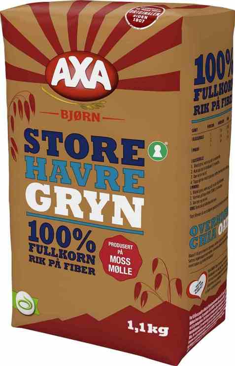 Bilde av Axa Bjørn Havregryn Store.