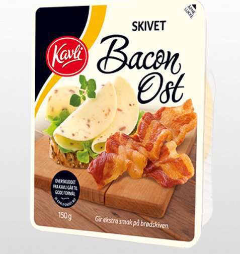 Bilde av Kavli skivet ost med bacon.