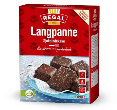 Bilde av Regal Langpanne sjokoladekake.