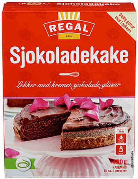 Bilde av Regal sjokoladekake. Bilde av Regal sjokoladekake.