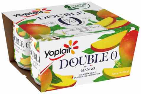 Bilde av Fjordland Yoplait Dobbel 0 prosent Mango.