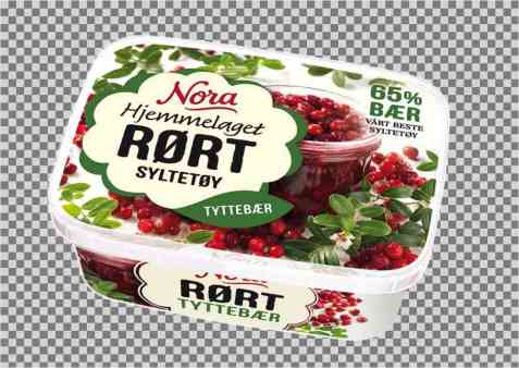 Bilde av Nora Rørte Tyttebærsyltetøy.