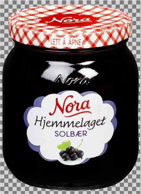 Bilde av Nora hjemmelaget solbærsyltetøy.