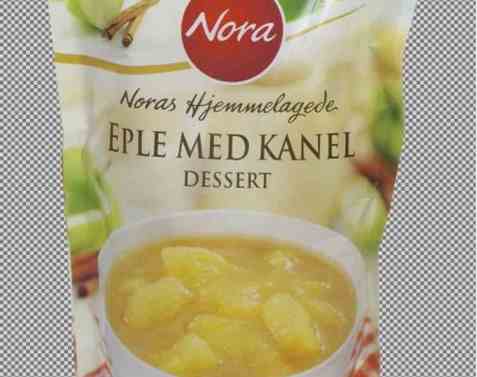 Bilde av Nora hjemmelaget eple med kanel dessert.