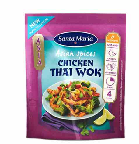 Bilde av Santa Maria Chicken Thai Wok Spice Mix.