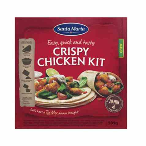 Bilde av Santa Maria Crispy Chicken Dinner Kit.