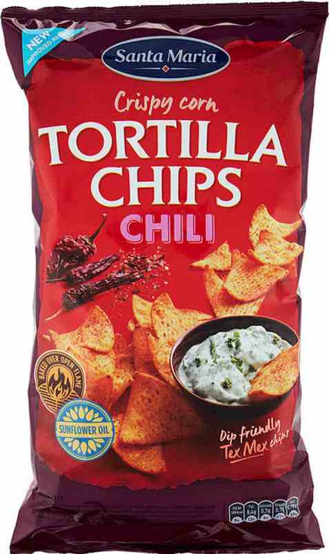 Bilde av Santa maria Tortilla Chips Chili.