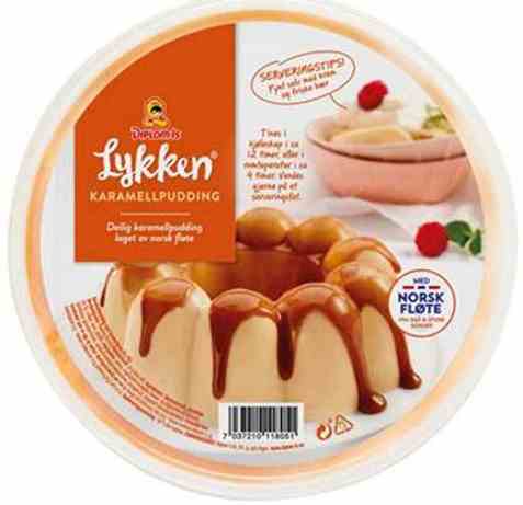 Bilde av Diplom-is Lykken Karamellpudding.