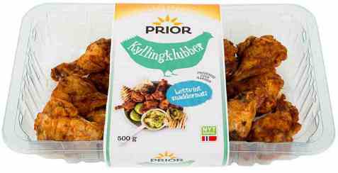 Bilde av Prior vingeklubber grillet.