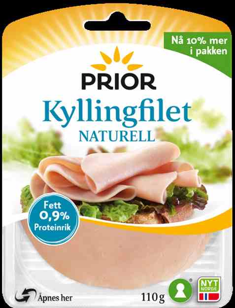 Bilde av Prior kyllingfilet naturell pålegg.