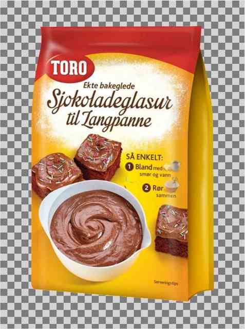 Bilde av Toro sjokoladeglasur langpanne.