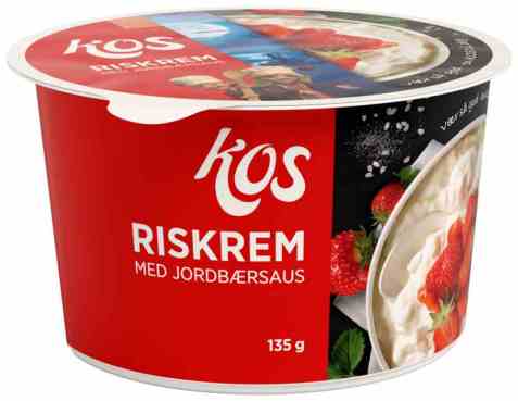 Bilde av Fjordland KOS Riskrem med jordbærsaus 135 gr. Bilde av Fjordland KOS Riskrem med jordbærsaus 135 gr.