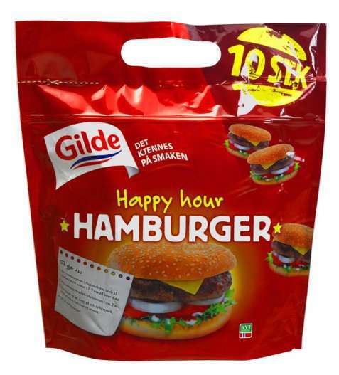 Bilde av Gilde Happy Hour burger.