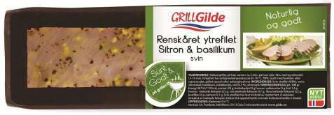 Bilde av Gilde renskåret ytrefilet med sitron og basilikum.