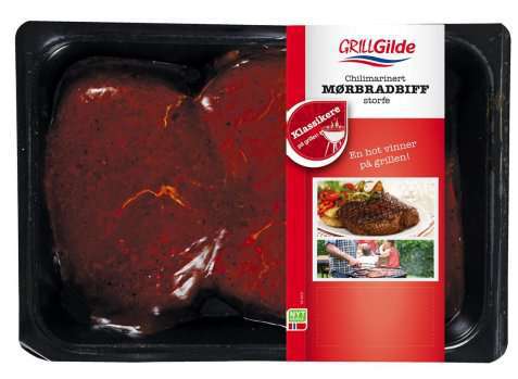Bilde av Gilde chilimarinert mørbradbiff storfe.