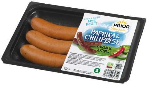 Bilde av Prior Paprika og chilipølse.