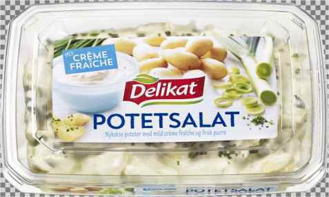 Bilde av Delikat potetsalat creme fraiche med purre.