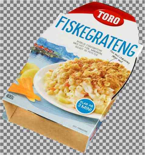 Bilde av Toro fiskegrateng ferdigrett. Bilde av Toro fiskegrateng ferdigrett.