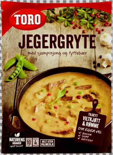 Bilde av Toro jegergryte tilberedt.