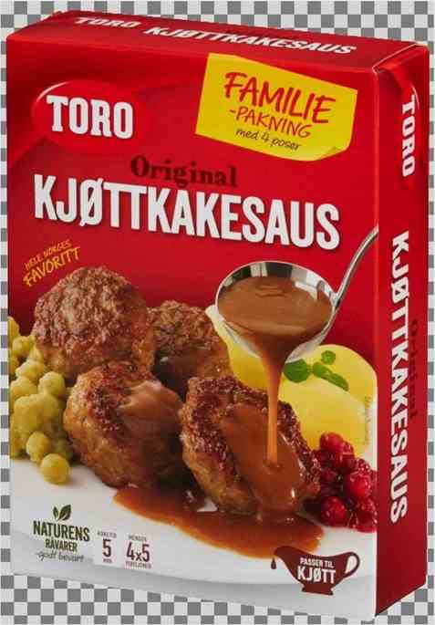 Bilde av Toro kjøttkakesaus økonomipakke tilberedt.