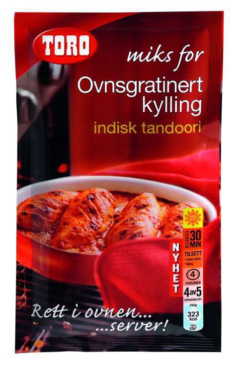 Bilde av Toro Miks for – Ovnsgratinert kylling indisk tandoori.