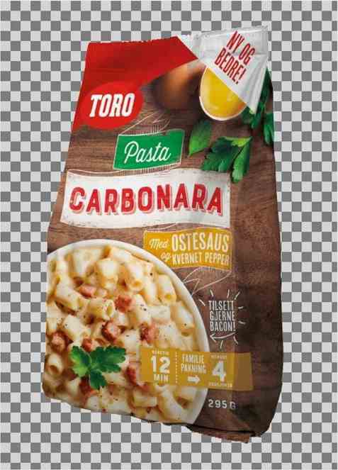 Bilde av Toro pasta carbonara familiepakning.