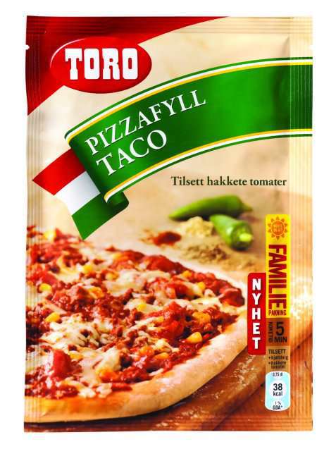Bilde av Toro pizzafyll taco.