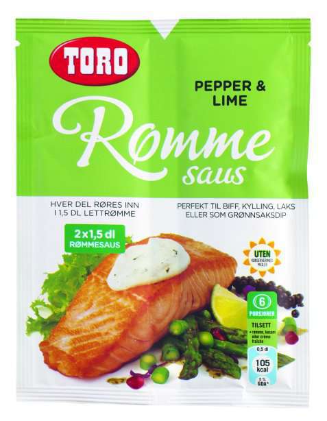 Bilde av TORO Rømmesaus med pepper & Lime.