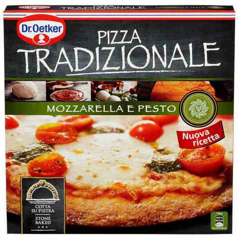 Bilde av DrOetker Tradizionale Mozzarella e pesto.
