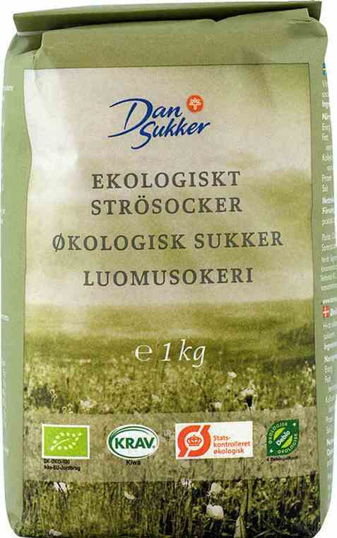 Bilde av Dansukker økologisk sukker.