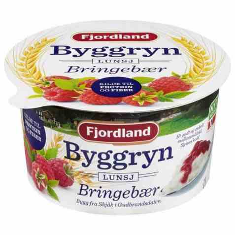 Bilde av Fjordland Byggrynslunsj med bringebær.