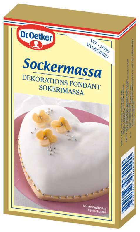 Bilde av DrOetker hvit dekorasjonsfondant.