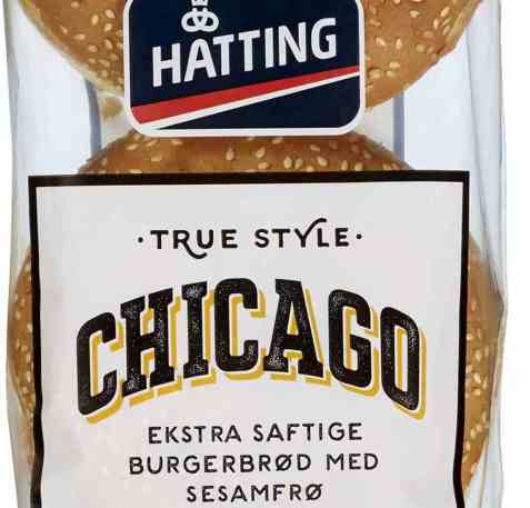Bilde av Hatting True Style Chicago hamburgerbrød.