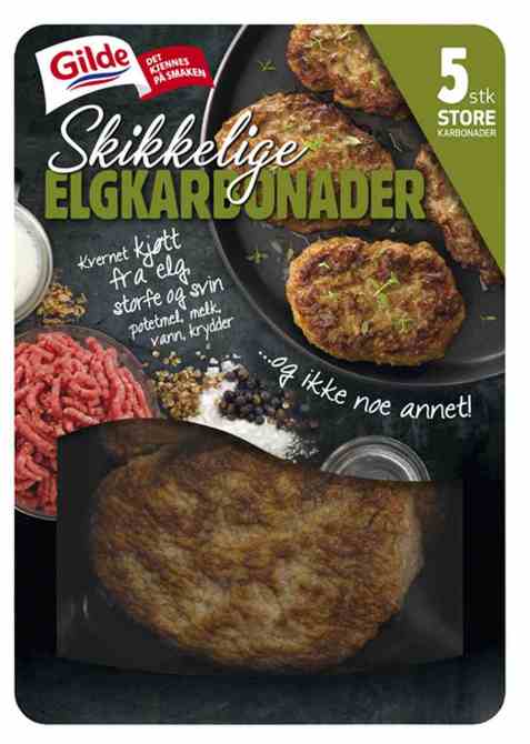 Bilde av Gilde Skikkelige elgkarbonader.