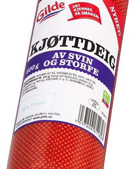 Bilde av Gilde kjøttdeig av storfe og svin, snabb.