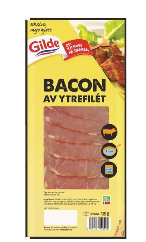 Bilde av Gilde bacon av ytrefilet.