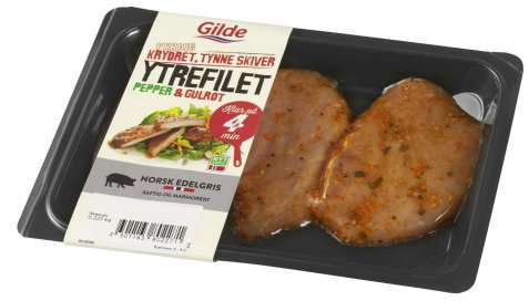 Bilde av Gilde edelgris krydret ytrefilet i skiver.