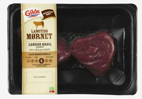 Bilde av Gilde Langtidsmørnet London Broil - Rundbiff skivet..