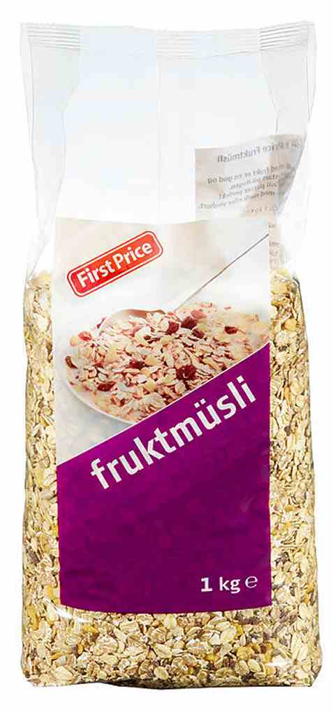 Bilde av First price fruktmusli.