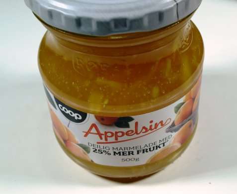 Bilde av Coop appelsinmarmelade.