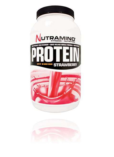 Bilde av Nutramino Whey Protein Strawberry 750g.
