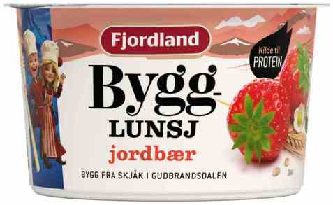 Bilde av Fjordland Byggrynslunsj med jordbær.