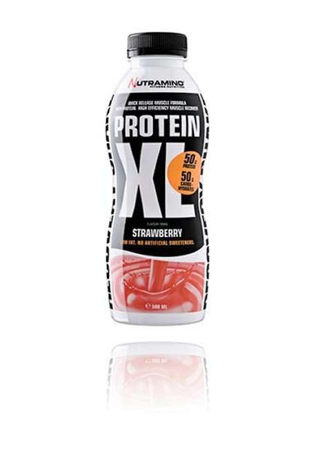Bilde av Nutramino Protein XL Shake Strawberry 500ml.