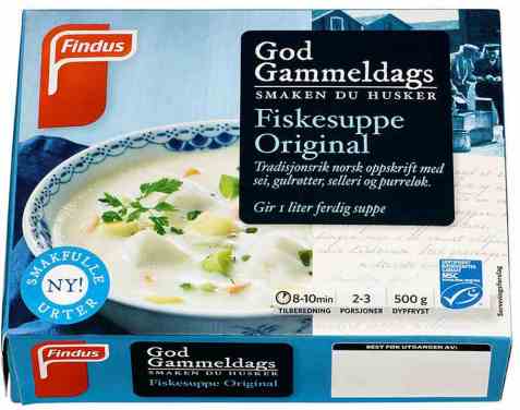 Bilde av Findus God Gammeldags Original Fiskesuppe.