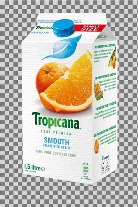 Bilde av Tropicana Appelsinjuice uten fruktkjøtt.