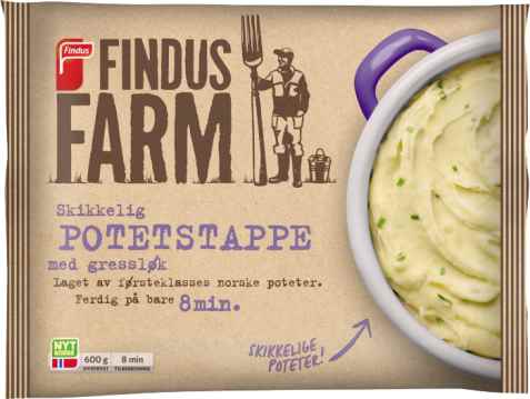 Bilde av Findus Farm Potetstappe med gressløk.