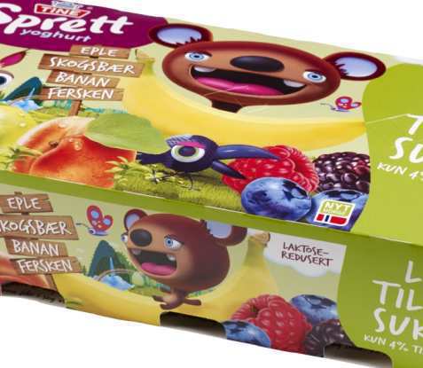 Bilde av Tine Sprett Yoghurt Lite tilsatt sukker.